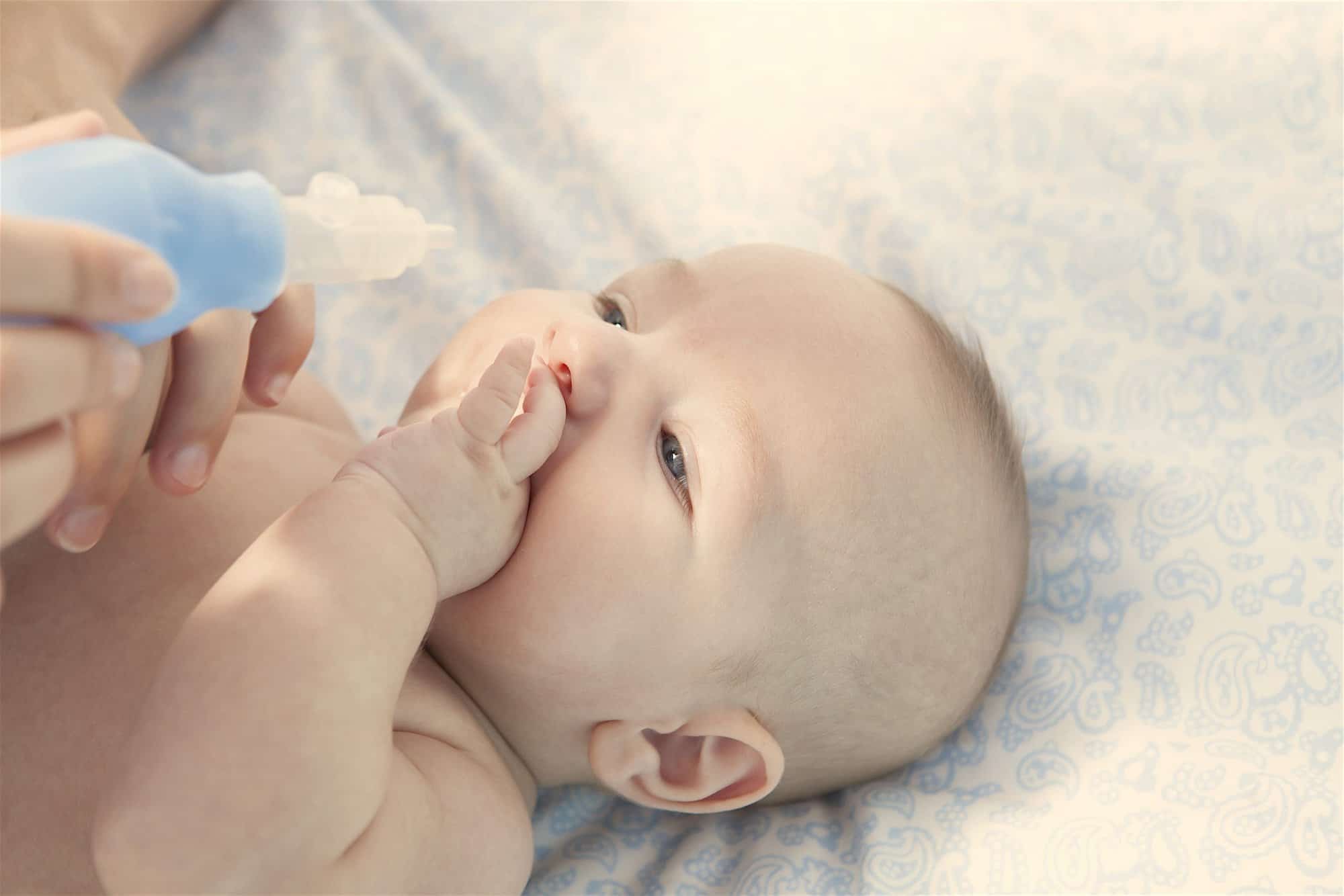 Ребенок год сильно заложен нос. Для насморка для детей новорожденных.
